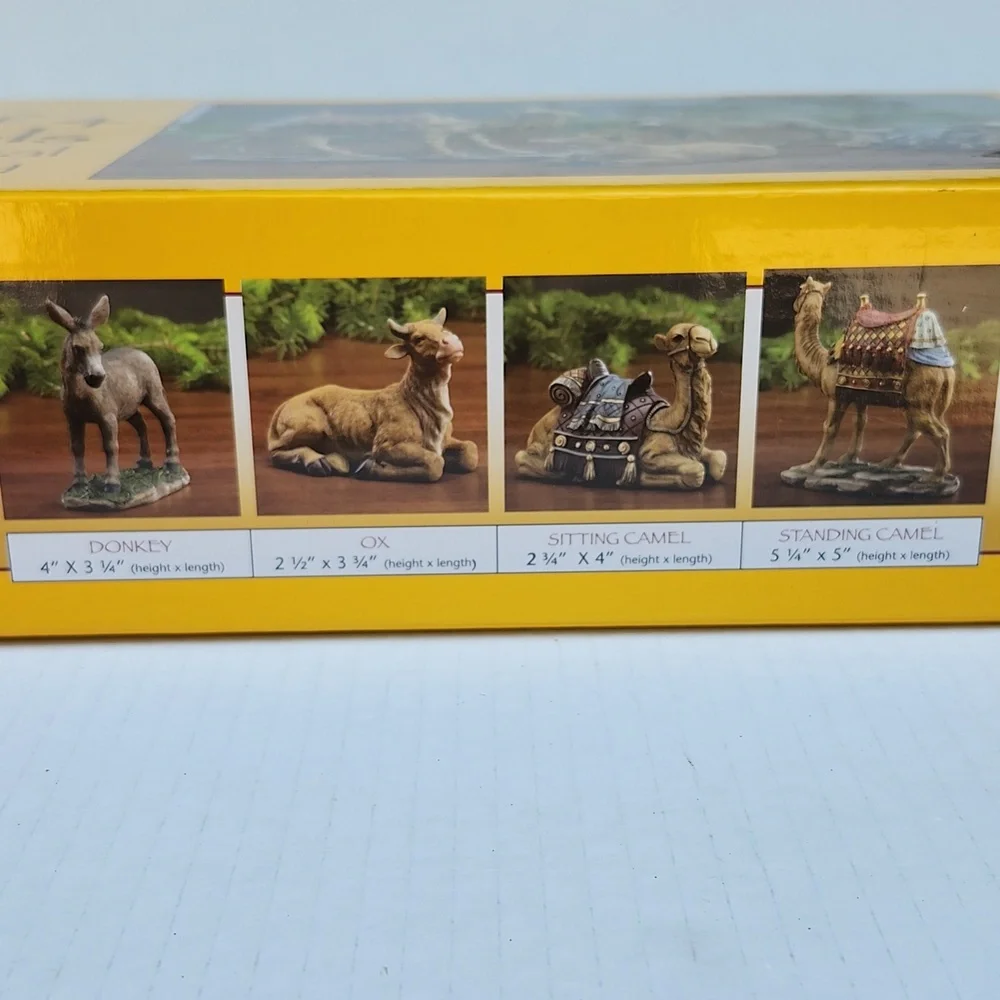 NIB THREE KINGS GIFTS SET OF 4 ANIMALS FOR THE 7" REAL LIFE NATIVITY - Picture 13 of 14